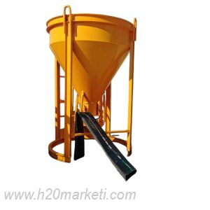 1 m3 lük beton kovası, ڪنڪريٽ ڪاسٽنگ باM3 ڪنڪريٽ بالٽ,5 m3 beton kovası